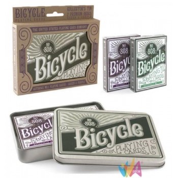 BICYCLE RETRO TIN GIFT SET