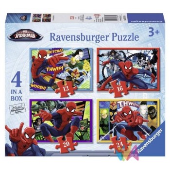 PUZZLE 4IN1 ULTIMATE SPIDERMAN