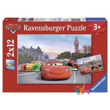 PUZZLE 2 X 12 PZ - CARS 2