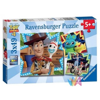 PUZZLE 3X49 PZ TOY STORY 4