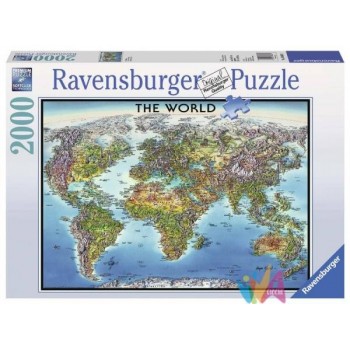 PUZZLE 2000 PZ WORLD MAP
