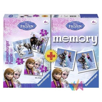 MEMORY + 3 PUZZLE FROZEN