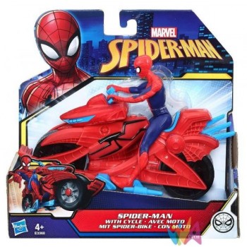 SPD SPIDERMAN 15CM CON MOTO