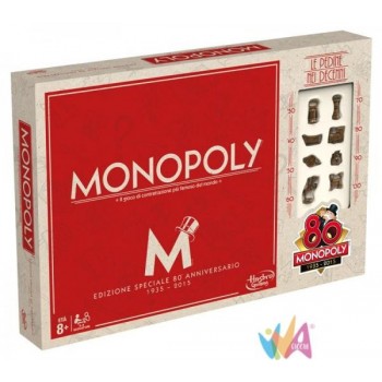 MONOPOLY 80TH EDITION B0622