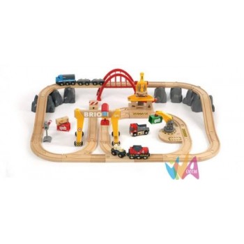 BRIO SET DELUXE FERROVIA E...