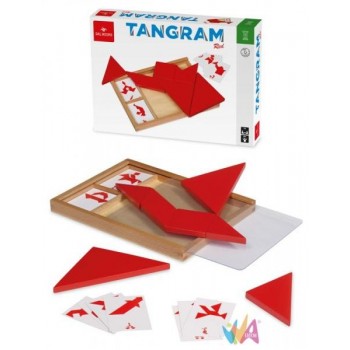 TANGRAM ROSSO CON CARTE