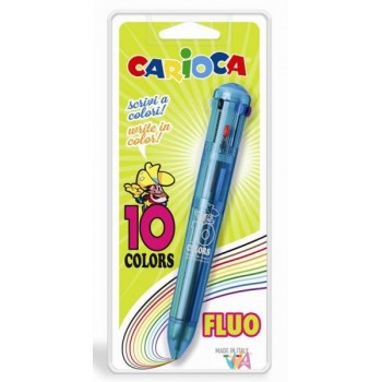 PENNA 10 COLORI A CORPO FLUO