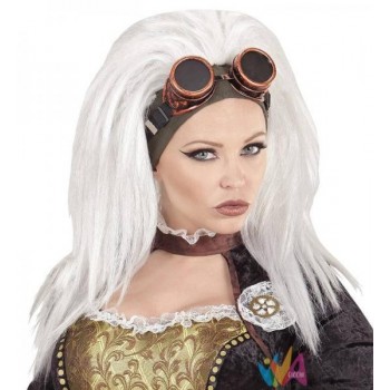 PARRUCCA STEAMPUNK BIANCA...