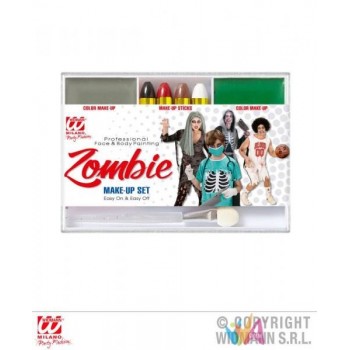 SET TRUCCO ZOMBIE (4 MATITE...