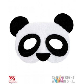 MASCHERA PANDA IN PELUCHE