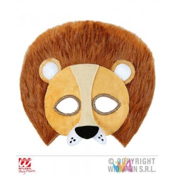 MASCHERA LEONE IN PELUCHE