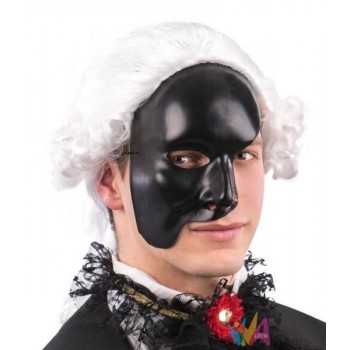 MASCHERA MEZZO VISO NERA IN...