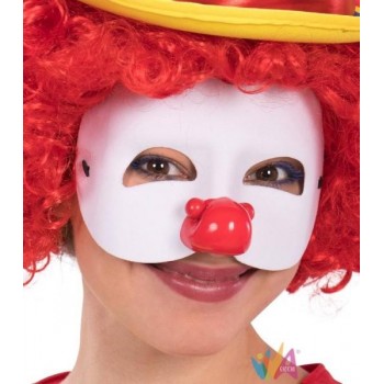 MASCHERA CLOWN MEZZO VISO...