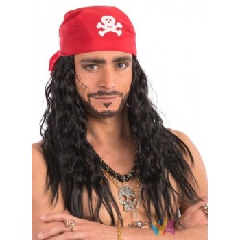 PARRUCCA PIRATA C/BANDANA...