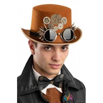 CILINDRO MARRONE STEAMPUNK...