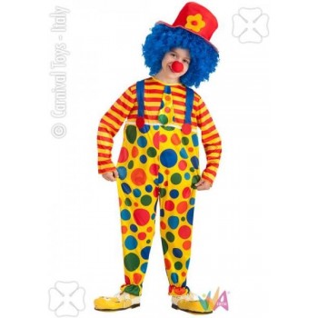 COSTUME CLOWN SBIRULINO...