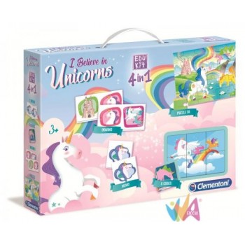 EDUKIT 4 IN 1 UNICORNO