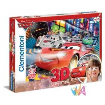 PUZZLE 104 3D CARS 2 SOGG. 2