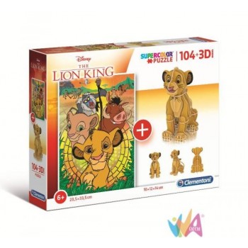 PUZZLE MODEL 30 PZ LION KING