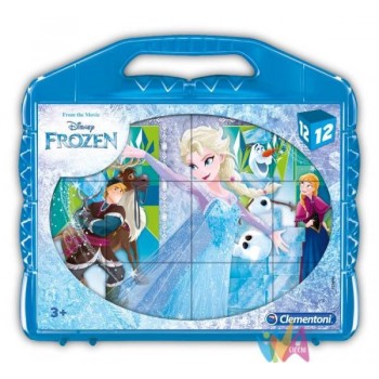 PUZZLE CUBI 12 PZ FROZEN