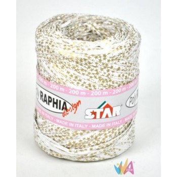 SPOLETTA RAFIA 15MM X 200M...