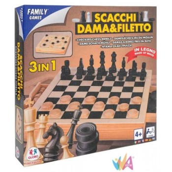 GIOCO SCACCHI/DAMA/FILETTO...