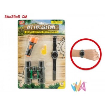 PLAYSET ESPLORATORE CON TORCIA