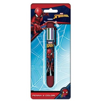 PENNA 6 COLORI SPIDERMAN