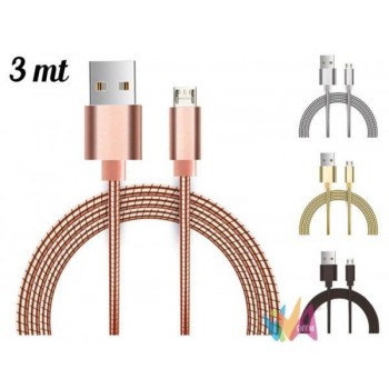 CAVO 3MT USB-MICROUSB