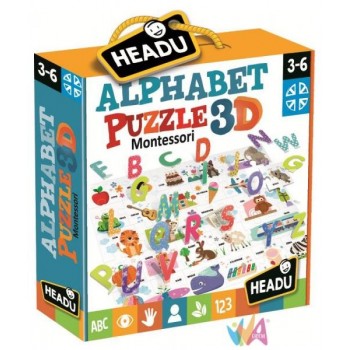 MONTESSORI ALPHABET PUZZLE 3D