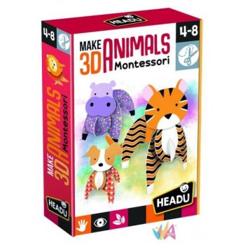 MAKE 3D ANIMALS MONTESSORI