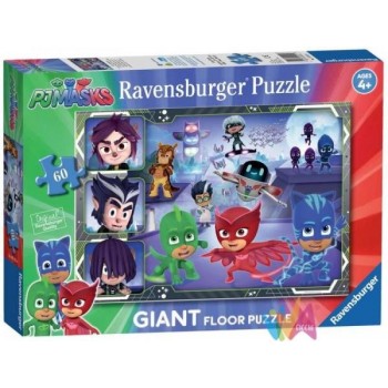 PUZZLE 60 PZ PAVIMENTO PJ MASK