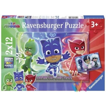 PUZZLE 2X12 PZ PJ MASK