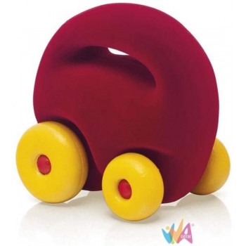 Rubbabu- Mascot Car Red,...