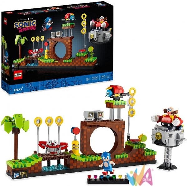 Lego Ideas Sonic the Hedgehog - Green Hill Zone, Modello da Costruire per  Adulti (Cod. 21331)