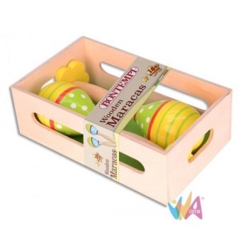MARACAS IN LEGNO COLORATO...