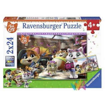 PUZZLE 2X24 PZ 44 GATTI -...