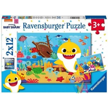 PUZZLE 2X12 PZ BABY SHARK -...