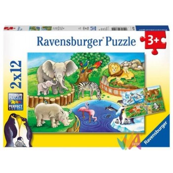 PUZZLE 2X12 PZ ANIMALI...