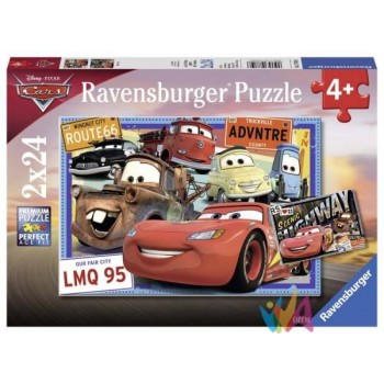 PUZZLE 2X24 PZ CARS - 07819