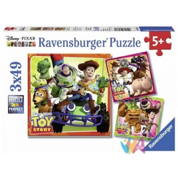 PUZZLE 3X49 PZ TOY STORY...