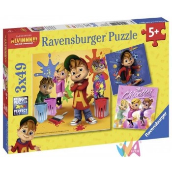 PUZZLE 3X49 PZ ALVIN - 08044