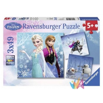 PUZZLE 3X49 PZ FROZEN B -...