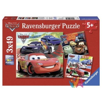 PUZZLE 3X49 PZ CARS 2 - 09281