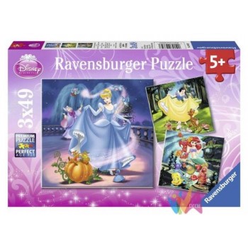 PUZZLE 3X49 PZ PRINCIPESSE...