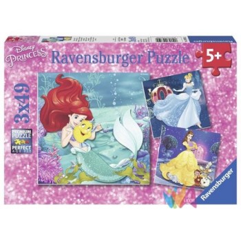 PUZZLE 3X49 PZ PRINCIPESSE...