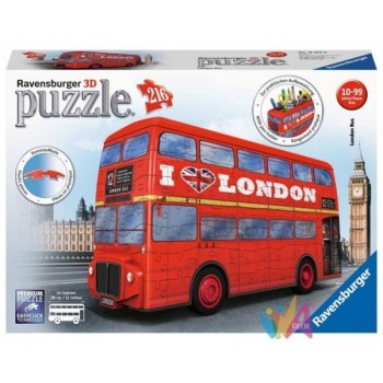 PUZZLE 3D LONDON BUS - 12534