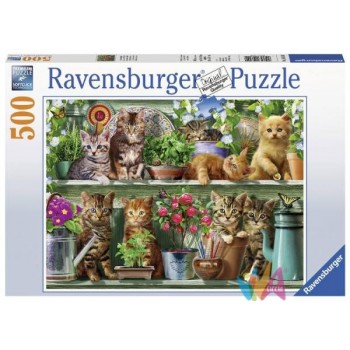 PUZZLE 500 PZ GATTO SULLO...