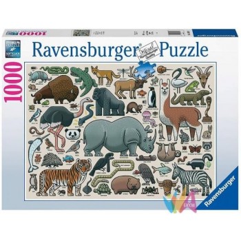 PUZZLE 1000 PZ ANIMALI...