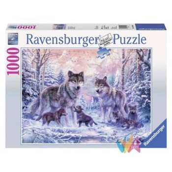 PUZZLE 1000 PZ LUPI ARTICI...